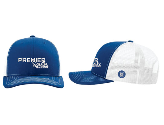Royal/White Richardson 112 Trucker Cap - Premier South