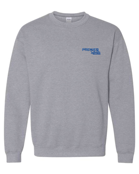 Sports Grey Gildan Unisex Heavy Blend™ Embroidered Crewneck Sweatshirt